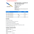 thumbnail image 2 of Rear Shock Absorber - Compatible with 1996 - 2002 Toyota 4Runner 1997 1998 1999 2000 2001, 2 of 2