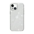 thumbnail image 4 of Glitter Clear Case for iPhone 15, Shining Sparkle TPU Military Grade Shockproof Cover Full Coverage Non-Yellowing Anti-Scratch Translucent Slim Lightweight Case, White, 4 of 8