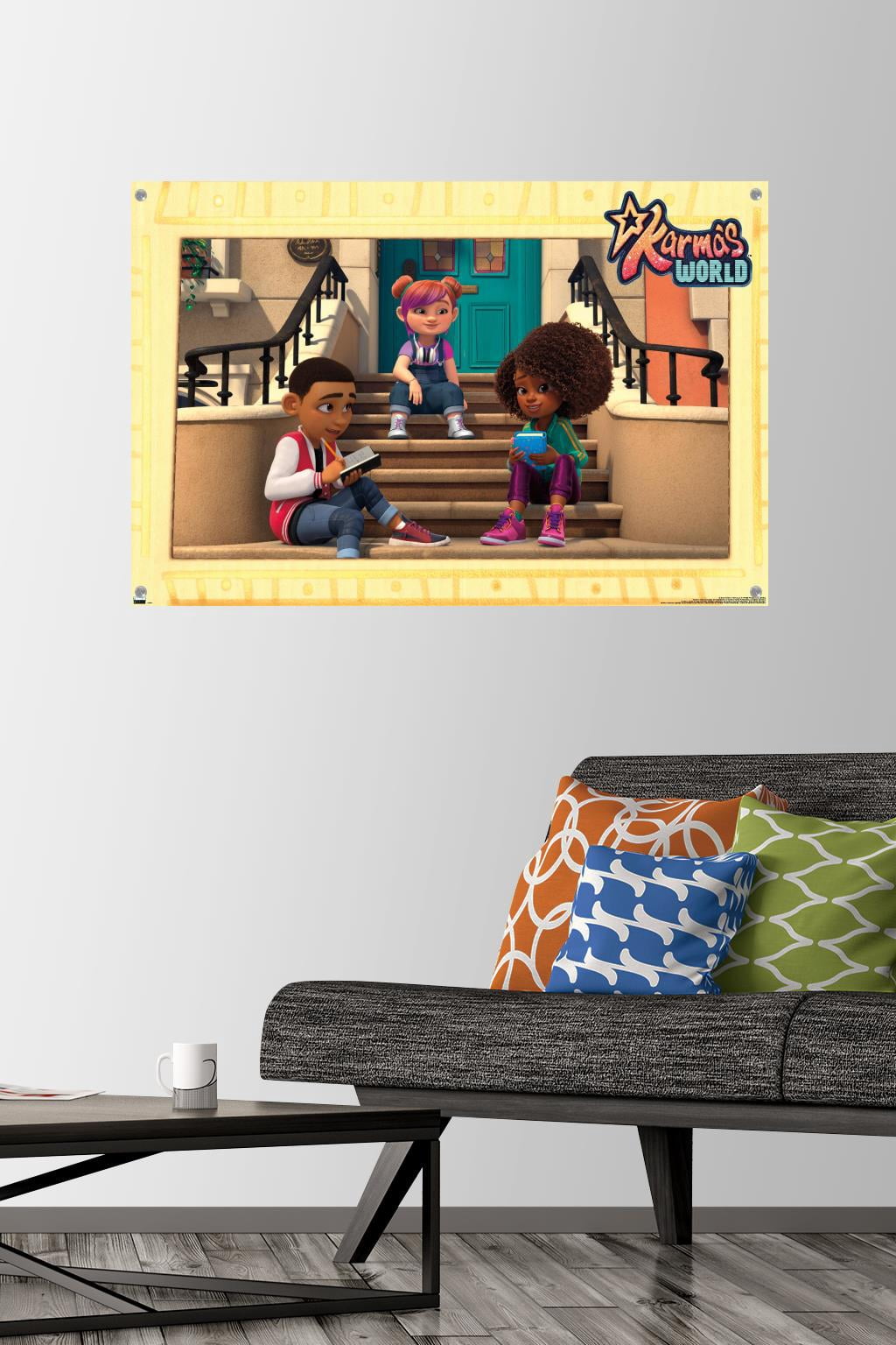 Karma's World - Group Wall Poster with Pushpins, 22.375" x 34"