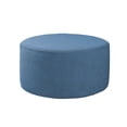 thumbnail image 1 of Thickened Elastic Round Ottoman Cover - Full Cover for Low Stool, Solid Color, Easy to Install, Machine Washable, 1 of 6