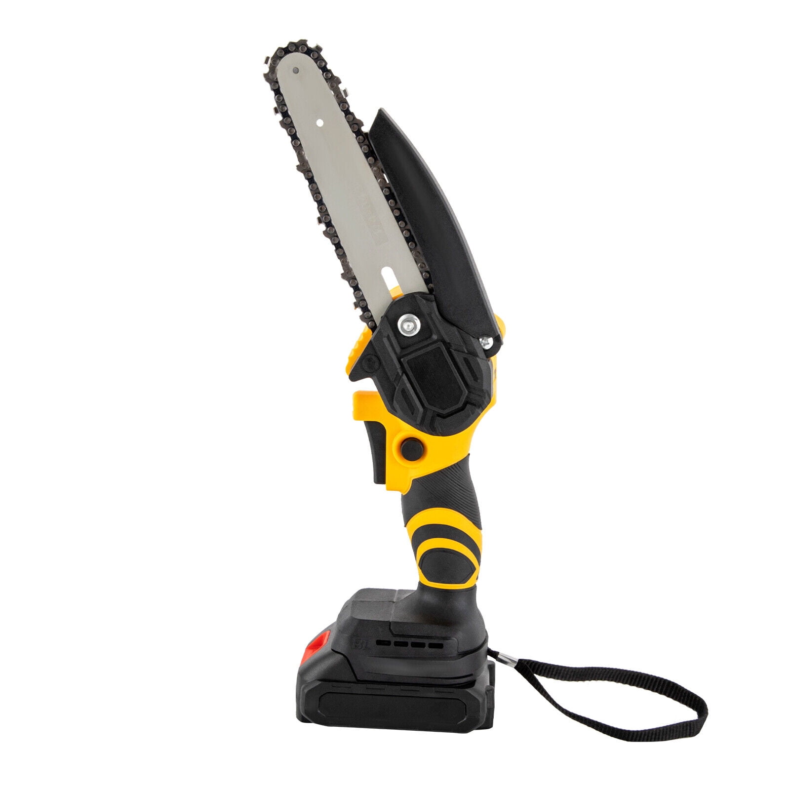 Handheld Electric Chainsaw 6" Cordless Chain Saw with 2 Battery 2 Chain 380w