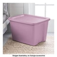 thumbnail image 3 of Caja de transporte Sterilite de plástico de 68 Litros con Tapa, Morado, 3 of 4