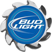 Trademark Poker Bud Light Spinner Card Cover, Silver