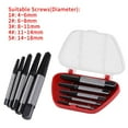 thumbnail image 1 of Extractor De Tornillos Dañados, 5 Piezas, Broca Rota, Fácil De Sacar, 1 of 7