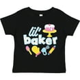 thumbnail image 3 of Inktastic Lil' Baker Icing and Cake Boys or Girls Toddler T-Shirt, 3 of 5