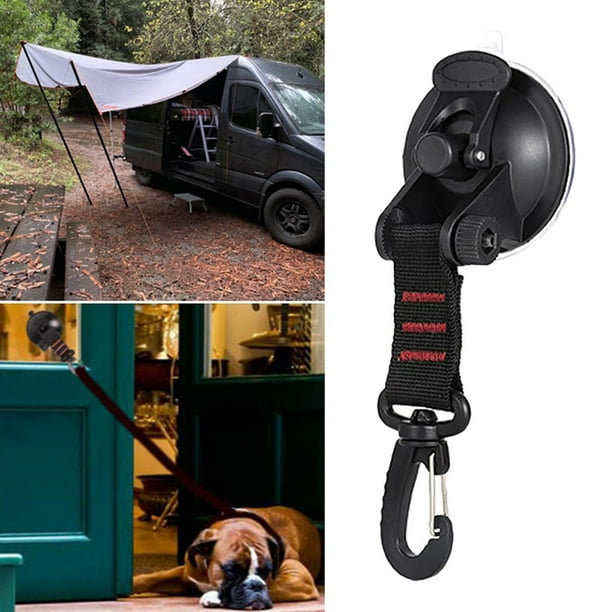 Gancho de ventosa de mosquetón eléctrico para baño, ventana de coche, cocina, baño rojo Colcomx ducha ganchos de succión