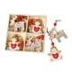 thumbnail image 3 of 12 colgantes navideños con cuerda, adornos navideños colgantes, rodajas de madera para Ángel, 3 of 9