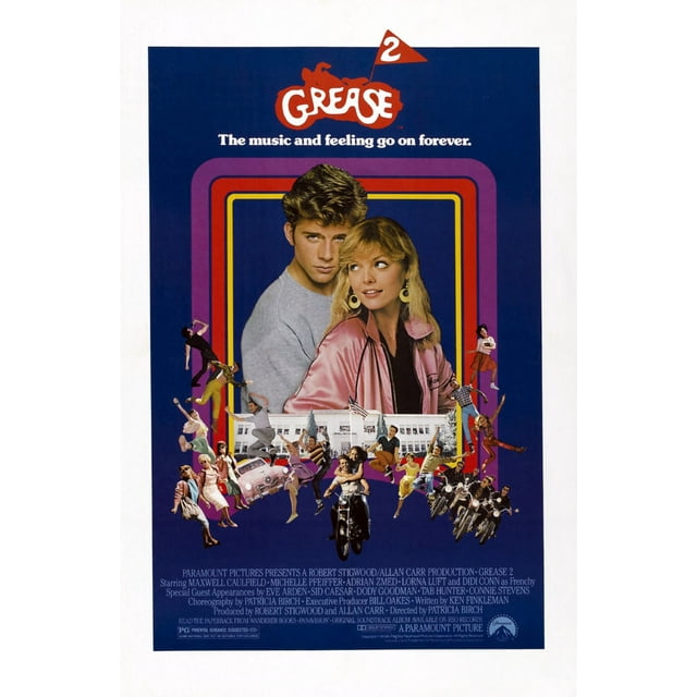 Grease 2 Movie Poster 24Inx36In Poster Art Poster 24x36 Unframed, Age