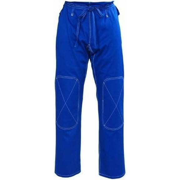 Woldorf USA Brazilian Jiu Jitsu BJJ Pants Blue Cotton Heavy Size