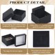 thumbnail image 4 of Paquete de 80 cajas de regalo negras para joyería, cuadradas, de cartón, para anillos, collares y pendientes, de 5 x 5 x 3 cm., 4 of 6