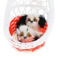 thumbnail image 3 of Modelos de dobles sintética s en canasta colgante para jardín y patio Sunnimix Estatua animal colgante de la cesta, 3 of 7