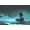 Unframed, variant on Art.com Man Rowing a Boat in the Sea under Beautiful Sky with Stars,Illustration Painting Stretched Canvas Print Wall Art by Tithi Luadthong, 36" x 24"