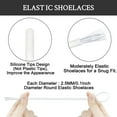 thumbnail image 3 of Endoto Elastic Shoelaces for ON Cloud 5 & 6 No Tie Replacements Shoes Laces Stretchy Bungee Running Training(Color:White,Size:14Inch), 3 of 7