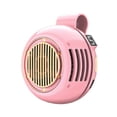 thumbnail image 1 of Ventilador portátil con clip, ventilador personal de mano, potente y silencioso, mini de bolsillo para refrigeración, ideal para acampar, actividades Rosa, 1 of 8