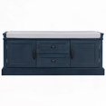 thumbnail image 2 of Banc de Rangement en Bois Massif avec Coussin Amovible pour Usage Multi-Usage, 2 of 21