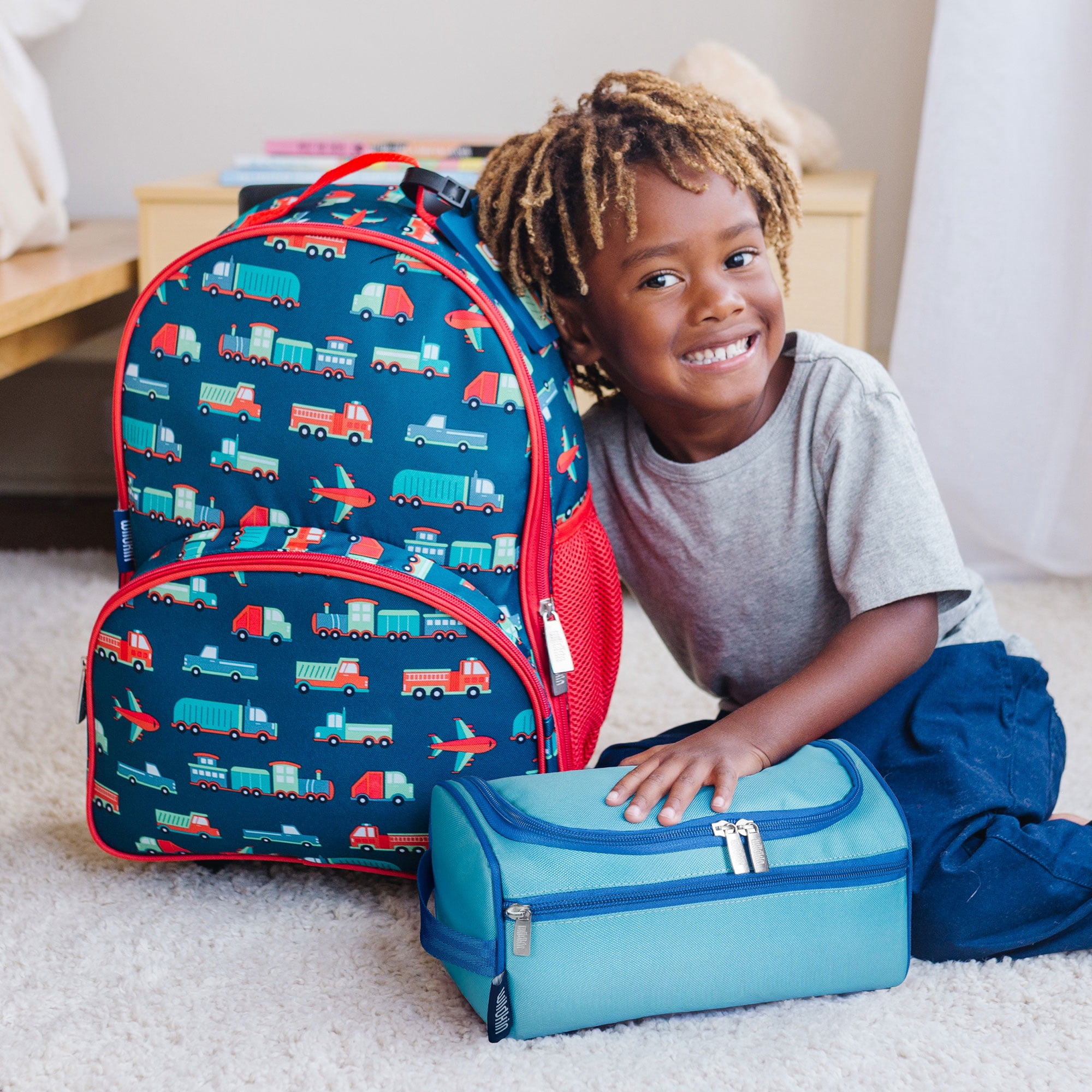 Wildkin Kids Travel Toiletry Bag (Aqua)