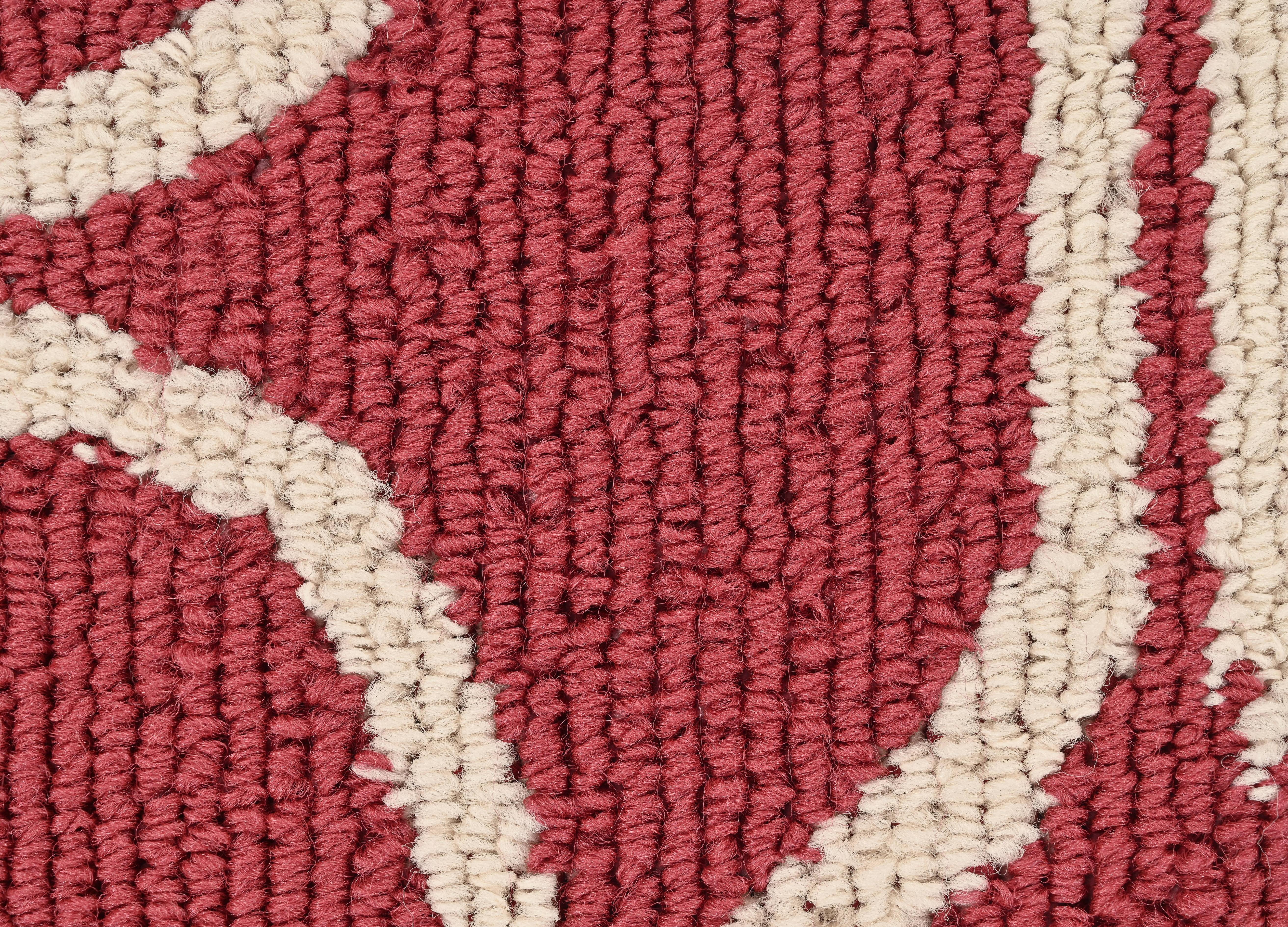 Mainstays Drizzle Chili/Ivory Indoor Area Rug, 6' x 9'