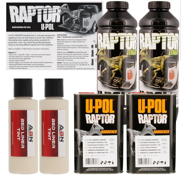 U-POL Raptor Beige Spray-On Truck Bed Liner, 2 Liters Upol - Walmart.com - Walmart.com U-POL Raptor Beige Spray-On Truck Bed Liner, 2 Liters Upol - Walmart.com - Walmart.com