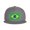 Gray, variant on Snapback Hat Flag Of Brazil Adjustable Flat Bill Brim Hat for Men Women Casual Wear Gray