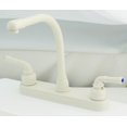 thumbnail image 1 of Empire Brass Faucet U-YBB800RSB Ultra Line; Used For Kitchen; Single Piece 8 Inch Deck-Mount; High-Rise Spout; 2 Teapot Handle; Biscuit/Plastic, 1 of 4