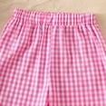 thumbnail image 6 of Splozh Little Girl Outfits Toddler Girl Outfits Baby Girl Summer Clothes Sleeveless Ruffle Dress Tops and Shorts Clothing Sets Pink,6-12 Months, 6 of 9