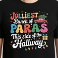 thumbnail image 3 of Jolliest Bunch Of Paras T-Shirt – Holiday Humor Theme – School Staff or Christmas Gift, 3 of 6