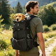 thumbnail image 6 of Portable Pet Carrier Backpack, Adjustable Lightweight Dog Packs For Travel Camping and Outdoor Adventures (S to XL), 6 of 7