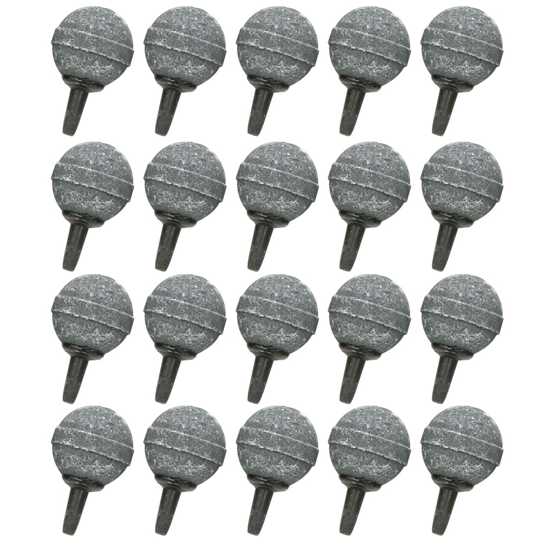 20 Pieces 25mm Tank Accessories Decoration Air Stone For Aquarium