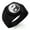 Black, variant on Stainless Steel Peacock Feather Yin Yang Engraved Hexagon Crest Flat Top Biker Style Polished Ring