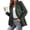 Green, variant on Baqcunre Winter Coats For Women Women'S Autumn And Winter New Casual Fashion Jacket Solid Suit Button Coat Womens Fall Fashion 2023 Blazers For Women Black L