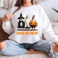 thumbnail image 5 of Horror Chick Or Treat Chickens Ghost Witchy Halloween – T-Shirt / Hoodie / Sweatshirt – Halloween Fun Theme – Spooky Season, 5 of 6