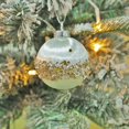 thumbnail image 4 of Christmas Ornaments Champagne Xmas Balls - Pack of 12 Luxury Christmas Tree Decorations Shatterproof - Satin Glitter Xmas Bulbs Set, 2.36 inch 60mm, 4 of 5