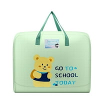 Portable Quilt Storage Bag for Kindergarten and Home Large Capacity Breathable Foldable Organizer for Quilts Blankets Clothes Bedding Moving Dorm Travel and Space Saving Household Storage