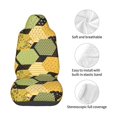 thumbnail image 4 of Picia Bee honey Print Waterproof Sweating Car Seat Cover for Post Gym Workout, Running, Beach and Hiking, Universal Fit Anti-Slip Bucket Seat Protector, 4 of 5
