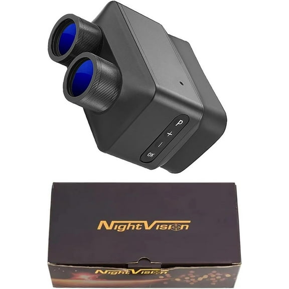 Night Vision Binoculars for Adults, 5X Digital Zooms Binoculars Infrared 4K HD Goggles Night-Vision Device Telescopes for Outdoor Camping Day Night Use for Hunting & Camping (with 64G Memory Card 1)