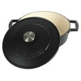 thumbnail image 2 of Babish 135437.02R 3 qt. Round Enameled Cast Iron Braiser Pan with Self-Basting Lid, Black, 2 of 5