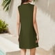 thumbnail image 3 of WILLBEST Vestidos Casuales Para Mujer Vestido De Verano De Color Liso Para Playa, Elegante, Flotante, De Longitud Media, Con Cuello Redondo Y Sin Mangas, 3 of 3