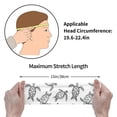 thumbnail image 7 of Wukai Hand Drawn Turtle Sports sweatband,Men & Women Sweatband Headband for Running, Cross Training, Racquetball, Working Out, 7 of 7