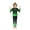 Kids, variant on Halloween Pajamas, Family Matching Pajamas, Halloween Pajamas for Family, Halloween Family Pajama Set Black Green Bat Gradient Long Sleeve Pants for Spooky Season, Baby 12 Months