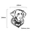thumbnail image 2 of Adornos Colgantes De Arte De Pared De Metal Para Escultura De Jardín De Perro Labrador Para Decoración De Interiores Y Exteriores Sweethay HA035767-00, 2 of 6