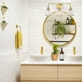 thumbnail image 4 of KAISITE 3-Light Bathroom Light Fixtures Modern Dimmable Globe Vanity Lights 22.4 Inch Gold Wall Sconce, 4 of 7