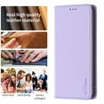 thumbnail image 6 of Feishell for Apple iPhone 15 Flip Wallet Case with ID Credit Card Slots,Shockproof Premium PU Leather Magnetic Closure Folio Flip Kickstand Slim Wallet Phone Case for Women Men,Lightpurple, 6 of 11