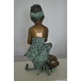 thumbnail image 6 of Nifao Dancer with Rose bronze statue – Home Office Decor Sculpture, 15"L x 17"W x 26"H, 6 of 10