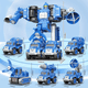 thumbnail image 3 of Set De Robot Transformer 5 En 1 Xtellar azul, 3 of 4