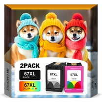 67xl Ink Cartridge for deskjet 2842e/2852e/2800e ink cartridges Compatible for Printers deskjet 4200e 4252e 2734e 2852e 2855e Ink Cartridge