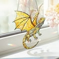 thumbnail image 4 of ViciArt Bearded Dragon with Wings Acrylic Window Hanging – 4" Fantasy Reptile Suncatcher, 4 of 4
