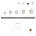 thumbnail image 2 of Crescent Garden Brunello - Classic Rolled Rim Planter, Weather-safe Plastic Pot Parchment 16", 2 of 6