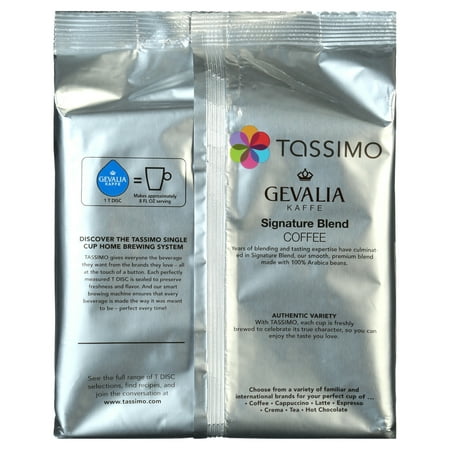 Tassimo Gevalia Signature Blend Medium Roast Coffee T-Discs for Tassimo Brewing Systems, 16 ct Pack