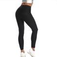 thumbnail image 6 of Ruimatai Women's Plus Size Solid High-Rise Ankle-Cut Leggings, 6 of 9