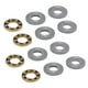 thumbnail image 3 of Rodamientos axiales de bolas BuyWeekMX 10PCS de Acero para Rodamientos, 3 of 9